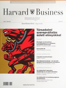Anisya Thomas - Harvard Business Manager - Harvard Business Review 2007. február [antikvár]
