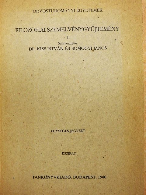 A. Ayer - Filozófiai szemelvénygyűjtemény I. [antikvár]
