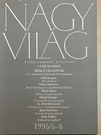 Alvin Toffler - Nagyvilág 1995. május-június [antikvár]