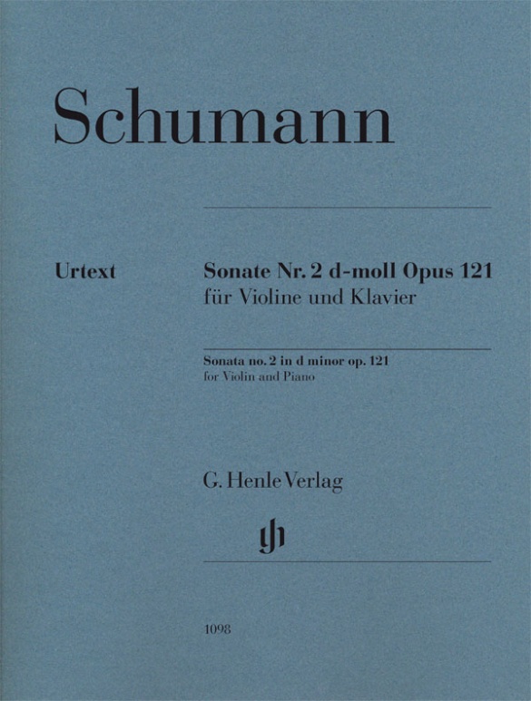 Schumann, Robert - SONATE NR.2 d-MOLL OP.121 FÜR VIOLINE UND KLAVIER