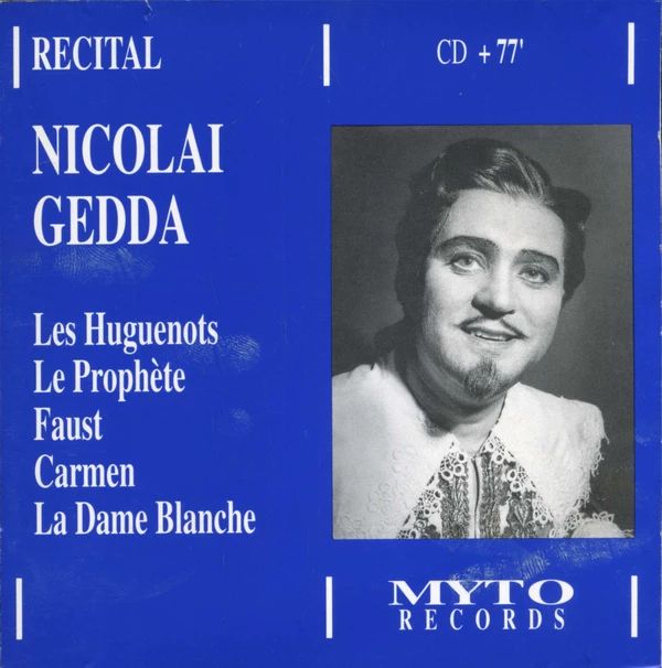 MEYERBEER,GOUNOD - NICOLAI GEDDA-RECITAL CD