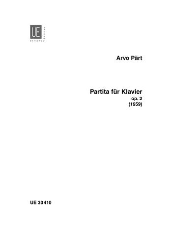 PAERT, ARVO - PARTITA FÜR KLAVIER OP.2 (1959)