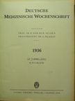 Dr. A. Pickhan - Deutsche Medizinische Wochenschrift 1936. II. halbjahr [antikvár]