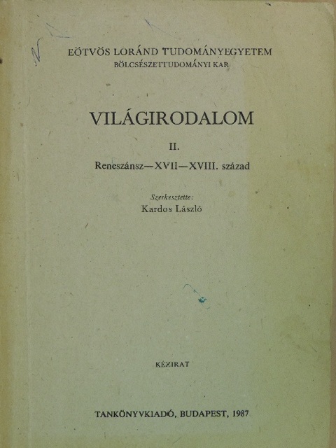 B. Mészáros Vilma - Világirodalom II. [antikvár]