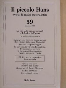 Giovanni Bottiroli - Il piccolo Hans 59 [antikvár]