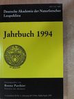 Benno Parthier - Deutsche Akademie der Naturforscher Leopoldina Jahrbuch 1994 [antikvár]
