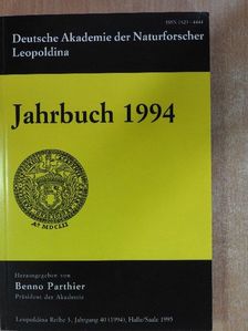 Benno Parthier - Deutsche Akademie der Naturforscher Leopoldina Jahrbuch 1994 [antikvár]