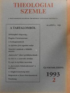 Adamik Tamás - Theologiai Szemle 1993/2. [antikvár]