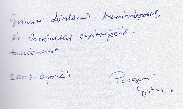 Pozsgai Györgyi - Zarándokút (dedikált) [antikvár]