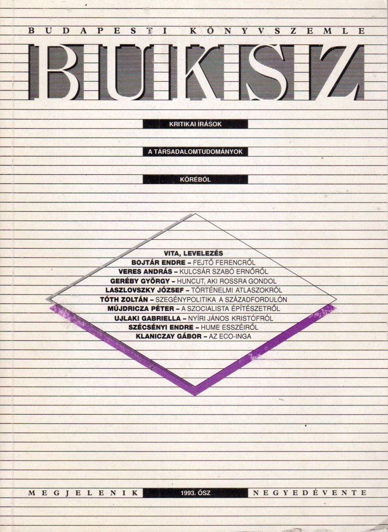 BUKSZ 1993. ősz [antikvár]