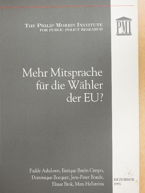 Dominique Bocquet - Mehr Mitsprache für die Wähler der EU? [antikvár]