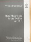 Dominique Bocquet - Mehr Mitsprache für die Wähler der EU? [antikvár]
