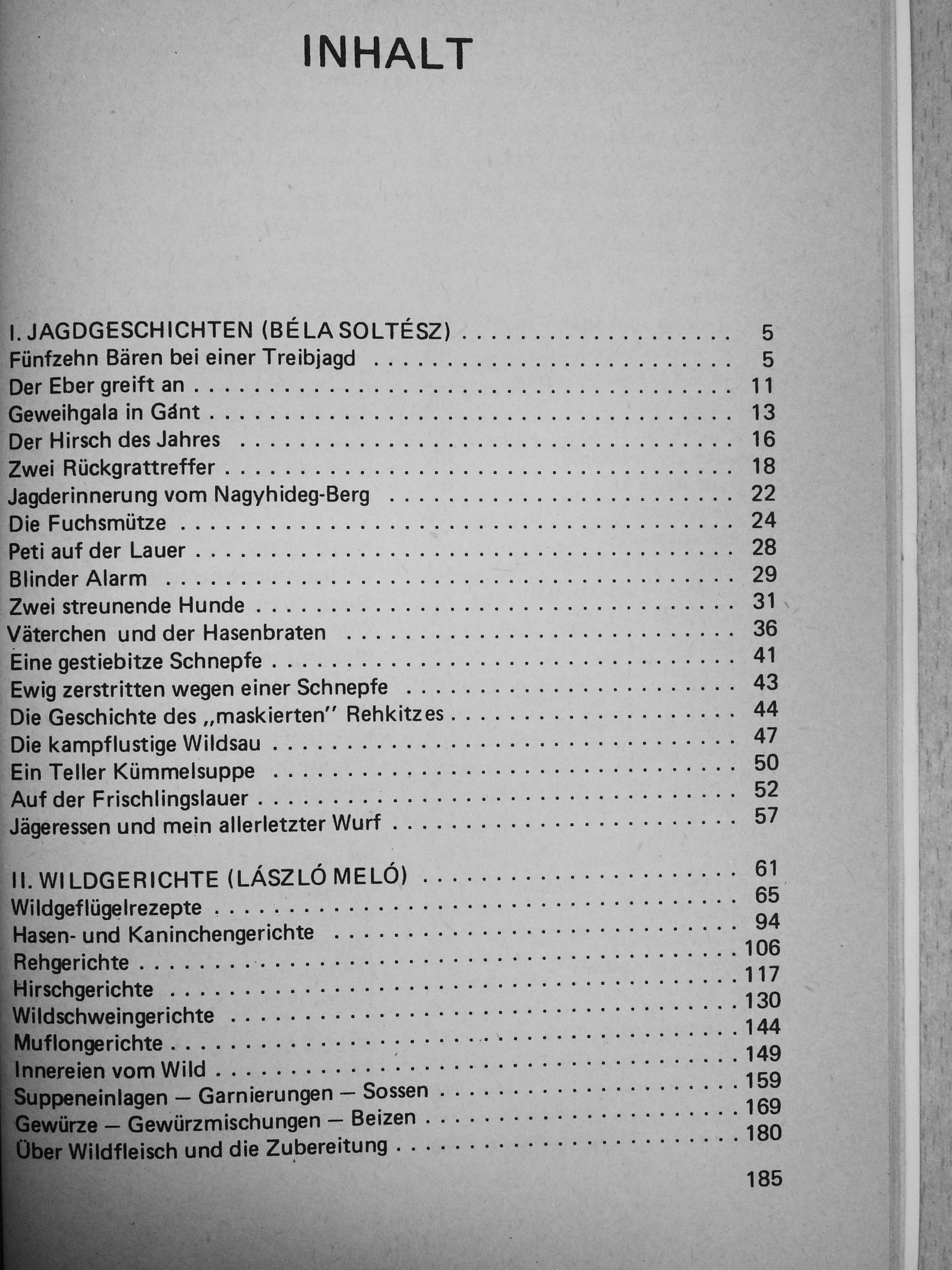 Béla Soltész - Jagdgeschichten Wildrezepte [antikvár]