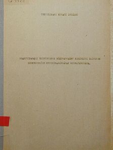 Gyapjúiparági szintetikus száltartalmú kisérleti szövetek legkedvezőbb keverékarányának meghatározás [antikvár]