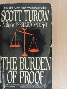 Scott Turow - The Burden of Proof [antikvár]