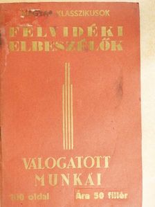 Ásgúthy Erzsébet - Felvidéki elbeszélők válogatott munkái [antikvár]