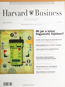 Vasné Egri Magdolna - Harvard Business Manager - Harvard Business Review 2006. szeptember [antikvár]