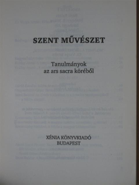 Bánhegyi B. Miksa - Szent művészet [antikvár]