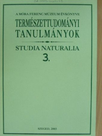 Természettudományi tanulmányok 3. [antikvár]