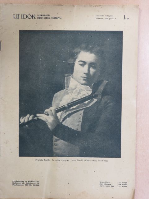 Bókay János - Uj idők 1944. január 8. [antikvár]
