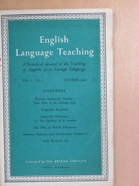 Oliver Bell - English Language Teaching October 1946 [antikvár]