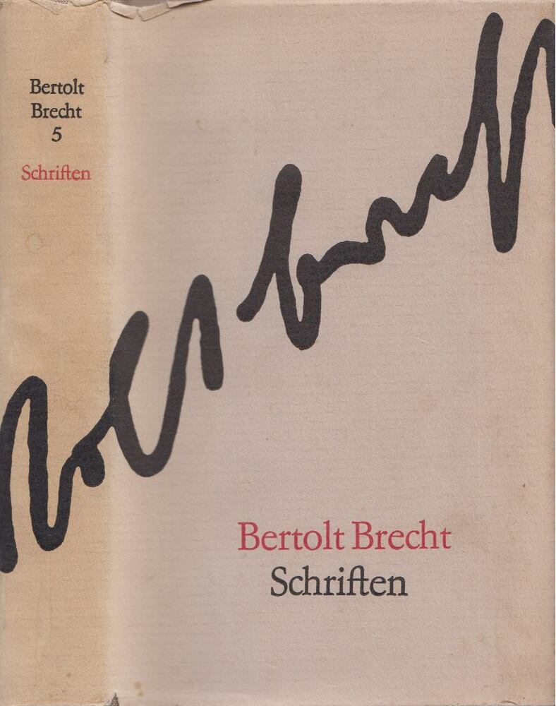Brecht, Bertolt - Schriften [antikvár]