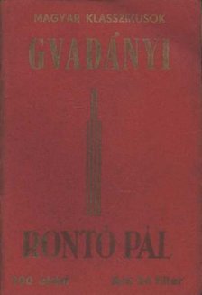 Gvadányi József - Rontó Pál [antikvár]