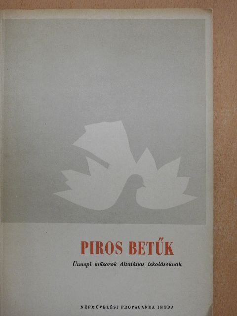 Petrolay Margit - Piros betűk [antikvár]