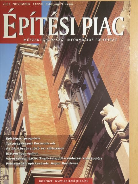 Dr. Varga Szabolcs - Építési Piac 2003. november [antikvár]
