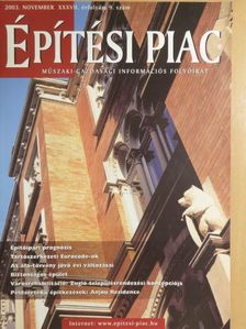 Dr. Varga Szabolcs - Építési Piac 2003. november [antikvár]