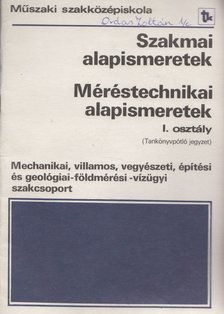 TATÁR JÓZSEF - Méréstechnikai alapismeretek [antikvár]