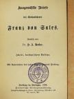 Franz von Sales - Ausgewählte Briefe des Kirchenlehrers Franz von Sales (gótbetűs) [antikvár]