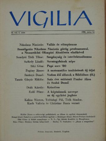 Christine Busta - Vigilia 1980. június [antikvár]