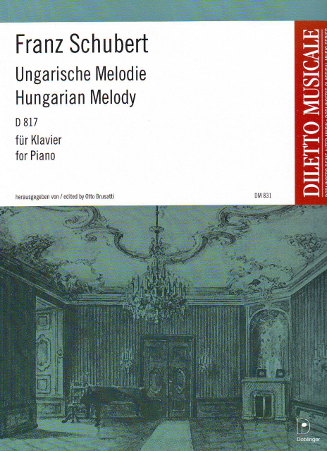 SCHUBERT - UNGARISCHE MELODIE D 817 FÜR KLAVIER