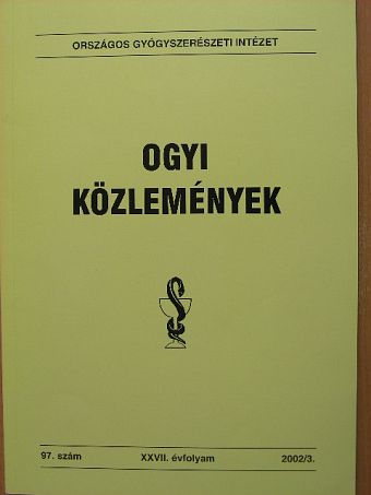 OGYI közlemények 2002/3. [antikvár]