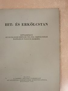 Hit- és erkölcstan [antikvár]