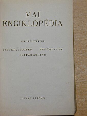 Mai enciklopédia [antikvár]