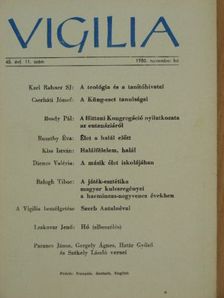 Balogh Tibor - Vigilia 1980. november [antikvár]