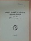 A Magyar Honvédelmi Szövetség válogatott keretének 1977. évi felkészítési programja [antikvár]