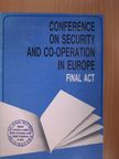 Conference on Security and Co-operation in Europe [antikvár]