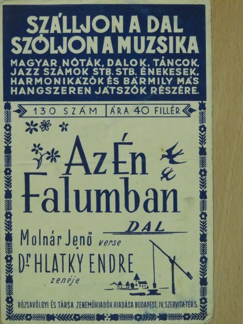 Dr. Hlatky Endre - Az én falumban [antikvár]
