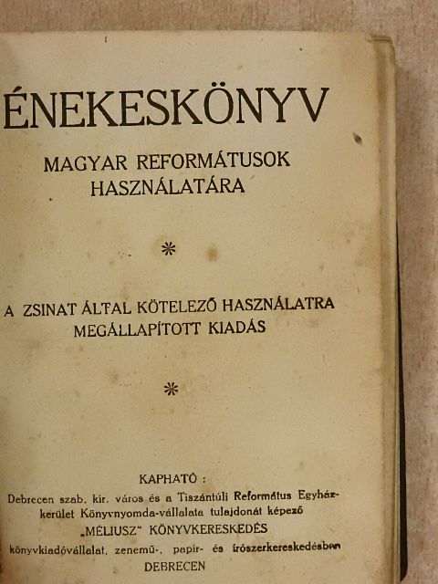 Énekeskönyv [antikvár]