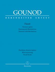 GOUNOD - FAUST. VESION OPÉRA, PARTITION CHANT ET PIANO