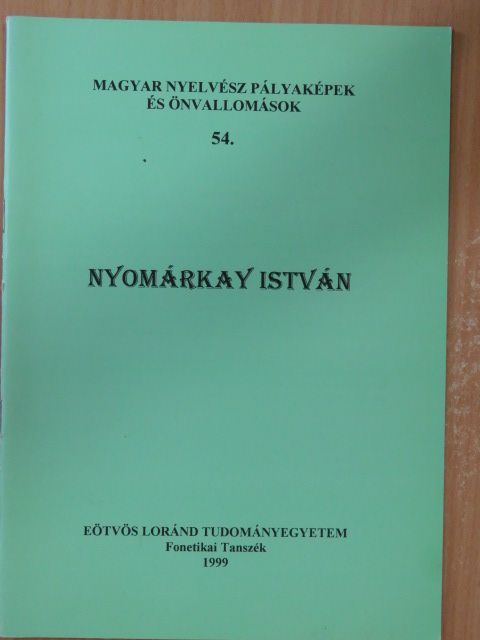 Nyomárkay István [antikvár]