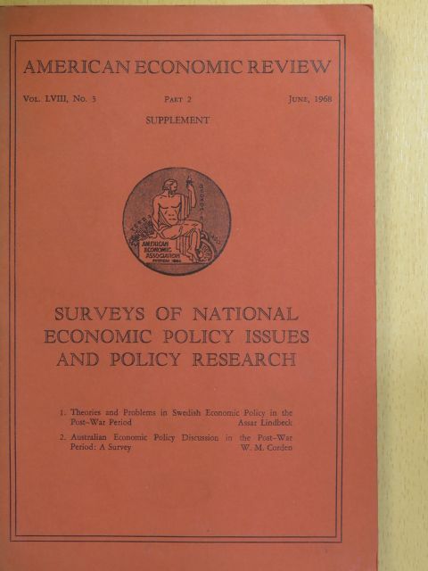 Assar Lindbeck - Surveys Of National Economic Policy Issues And Policy Research [antikvár]