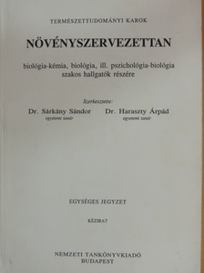 Dr. Fridvalszky Loránd - Növényszervezettan [antikvár]