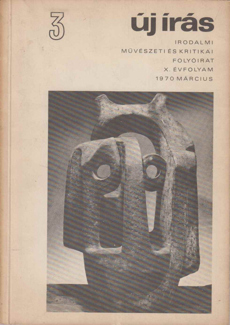 Jovánovics Miklós - Új Írás 3. 1970. március [antikvár]