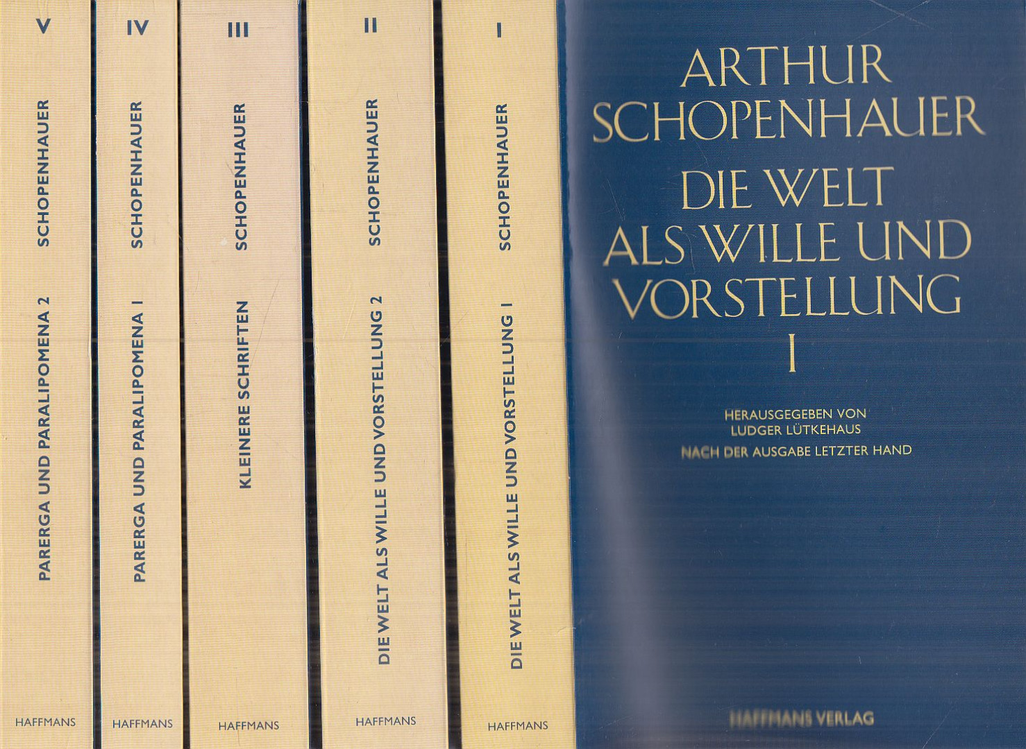 Arthur Schopenhauer - Arthur Schopenhauers Werke in fünf Bänden I-V. [antikvár]