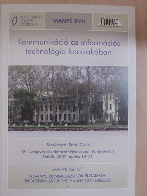 Andrássy Géza - Kommunikáció az információs technológia korszakában [antikvár]