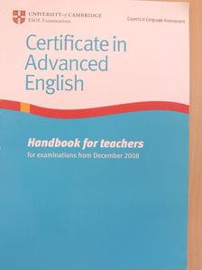 Certificate in Advanced English [antikvár]
